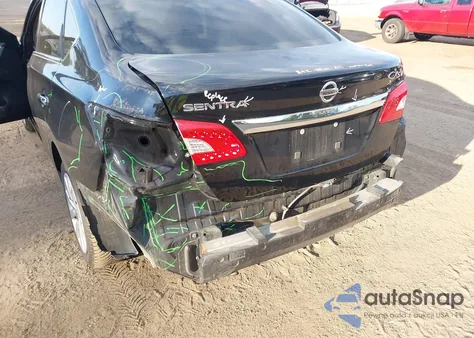 2015 Nissan Sentra Sv из США, поврежденный, VIN 3N1AB7APXFY225255